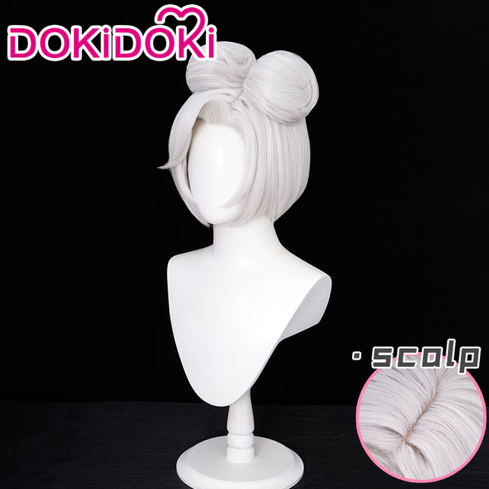 【Ready For Ship】DokiDoki Game Cosplay NPC Wig Women Short White