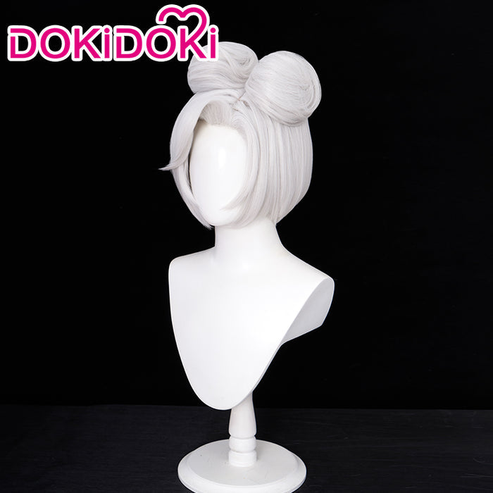 【Ready For Ship】DokiDoki Game Cosplay NPC Wig Women Short White