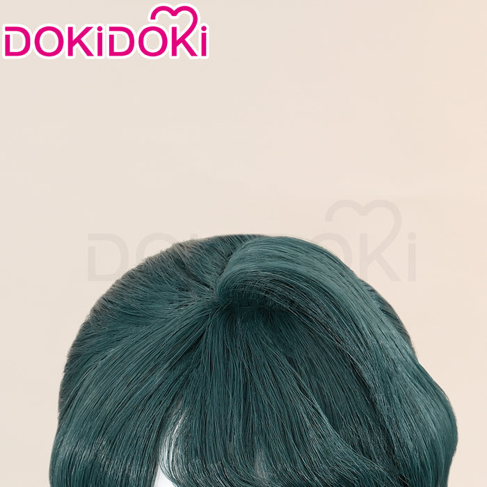 【Ready For Ship】DokiDoki Game Cosplay Wig Long Curly Green Hair