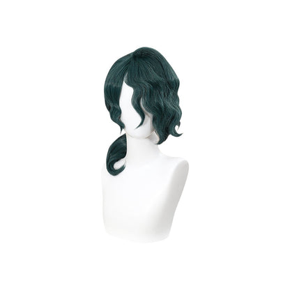 【Ready For Ship】DokiDoki Game Cosplay Wig Long Curly Green Hair