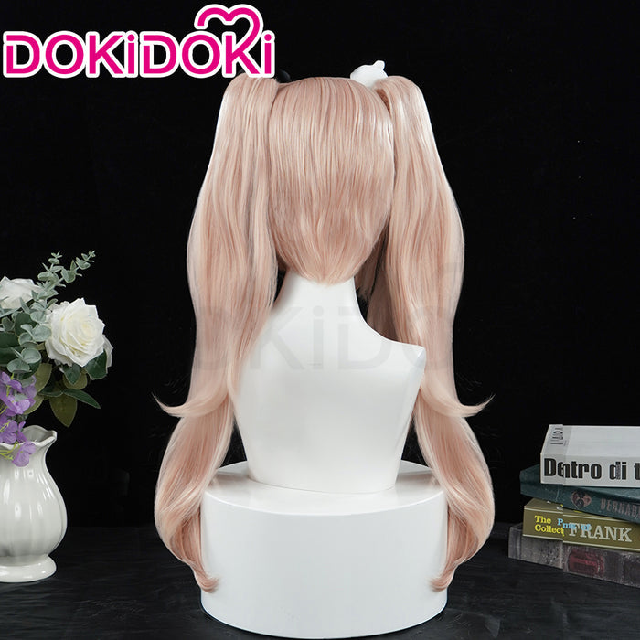 【Ready For Ship】DokiDoki Game Cosplay Wig Long Curly Pink Hair