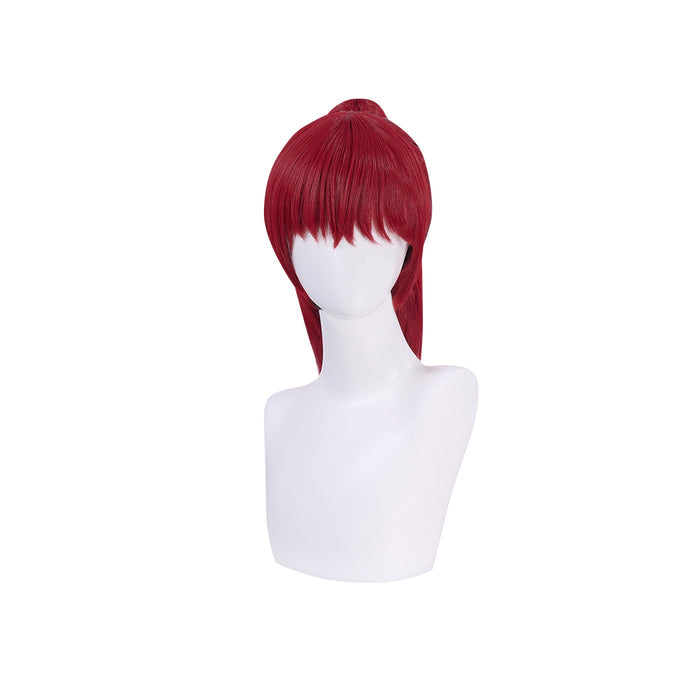 【Ready For Ship】DokiDoki Game Cosplay Wig Long Curly Red Hair