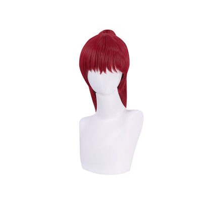【Ready For Ship】DokiDoki Game Cosplay Wig Long Curly Red Hair