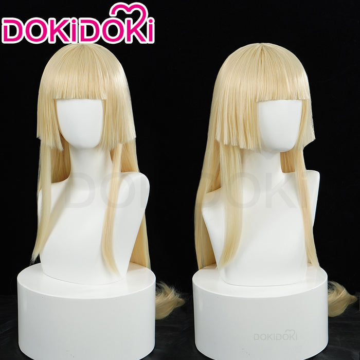 【Ready For Ship】DokiDoki Game Cosplay Wig Long Straight Linen Hair