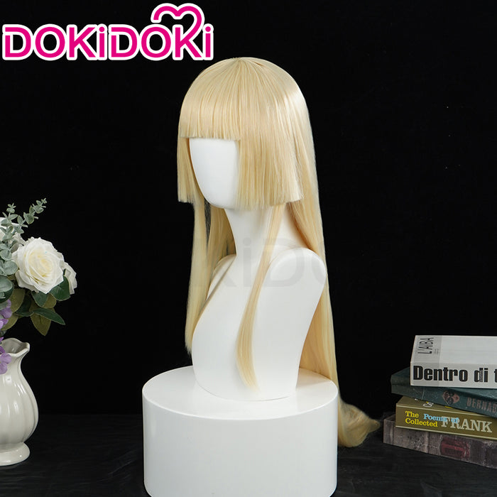 【Ready For Ship】DokiDoki Game Cosplay Wig Long Straight Linen Hair