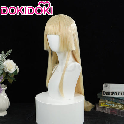【Ready For Ship】DokiDoki Game Cosplay Wig Long Straight Linen Hair