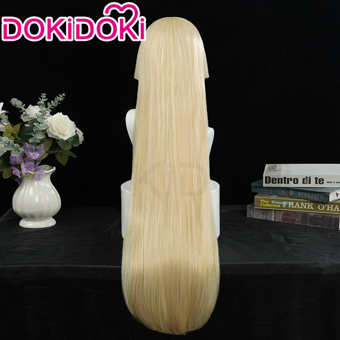 【Ready For Ship】DokiDoki Game Cosplay Wig Long Straight Linen Hair