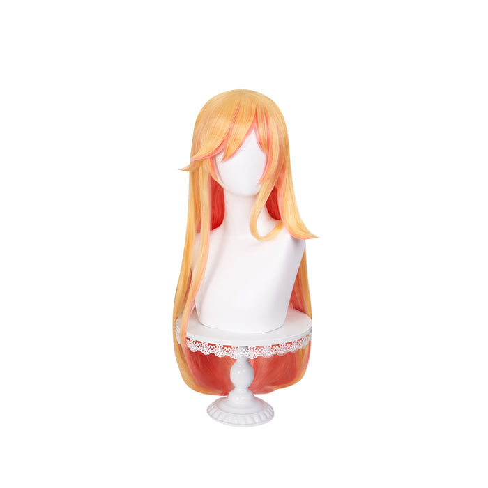 【Ready For Ship】DokiDoki Game Cosplay Wig Long Straight Yellow Hair