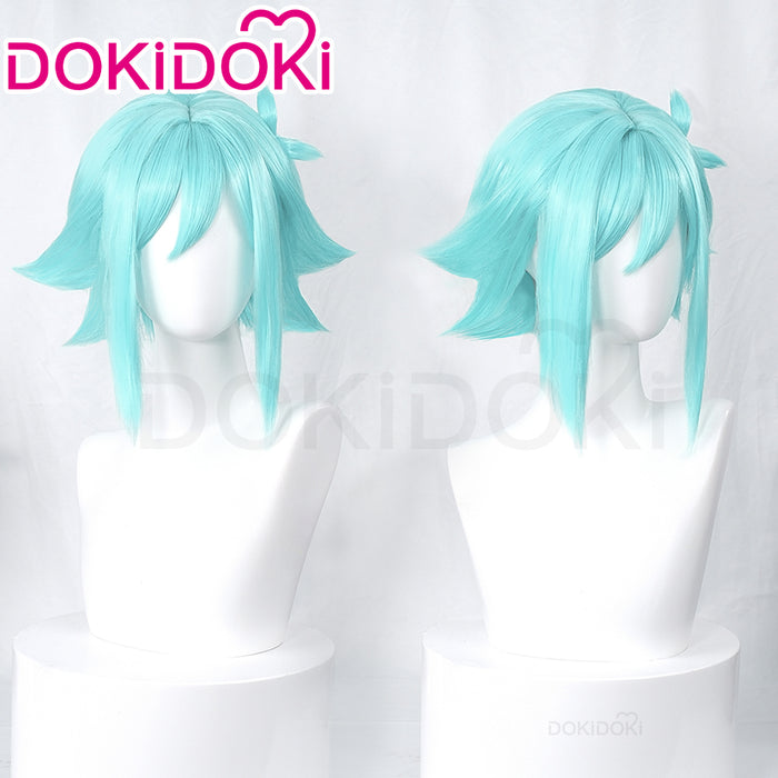 【Ready For Ship】DokiDoki Game Cosplay Wig Short Green Hair