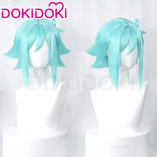【Ready For Ship】DokiDoki Game Cosplay Wig Short Green Hair