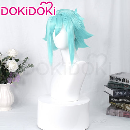 【Ready For Ship】DokiDoki Game Cosplay Wig Short Green Hair
