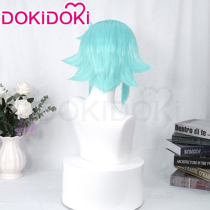 【Ready For Ship】DokiDoki Game Cosplay Wig Short Green Hair
