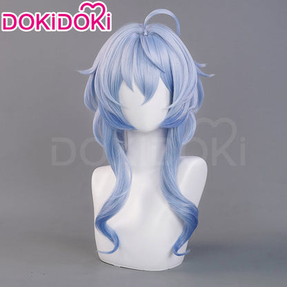 【Ready For Ship】DokiDoki Game Genshin Impact Cosplay Ganyu Lantern Rite Wig Gan Yu Long Straight Hair Twilight Blossom