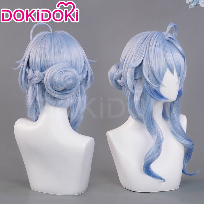 【Ready For Ship】DokiDoki Game Genshin Impact Cosplay Ganyu Lantern Rite Wig Gan Yu Long Straight Hair Twilight Blossom