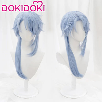 【Ready For Ship】DokiDoki Game Genshin Impact Cosplay Kamisato Ayato Wig Silicone Scalp Ver.