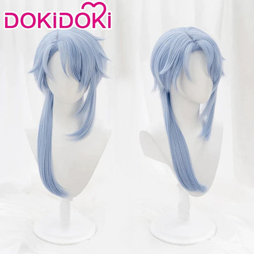 【Ready For Ship】DokiDoki Game Genshin Impact Cosplay Kamisato Ayato Wig Silicone Scalp Ver.
