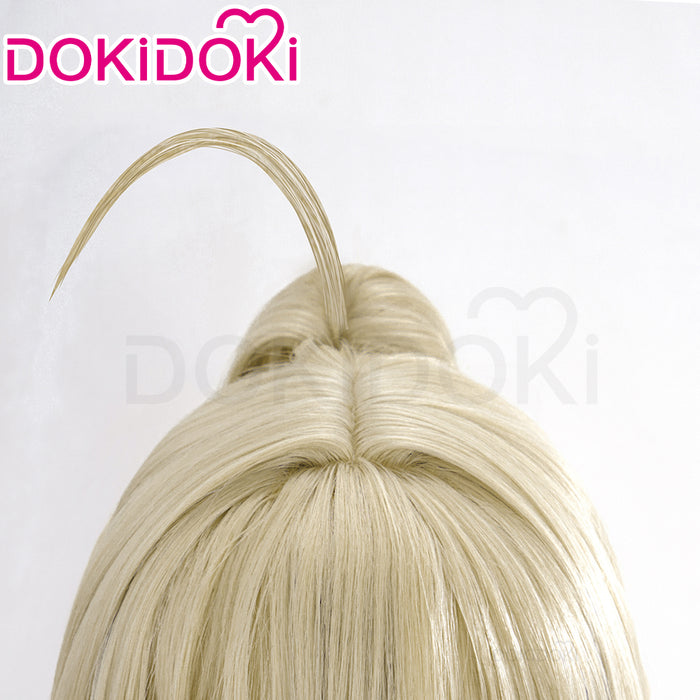 【Ready For Ship】DokiDoki Game Genshin Impact Cosplay Kirara Wig Long Straight Flaxen Brown Wig