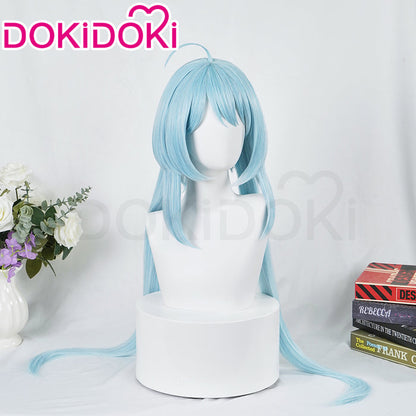 【Ready For Ship】DokiDoki Game Honkai Impact 3 Cosplay Griseo Wig Long Straight Blue Hair