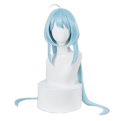 【Ready For Ship】DokiDoki Game Honkai Impact 3 Cosplay Griseo Wig Long Straight Blue Hair