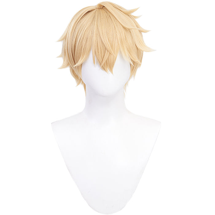 【Ready For Ship】DokiDoki Game Honkai: Star Rail Cosplay Gepard Landau Wig Gold Short