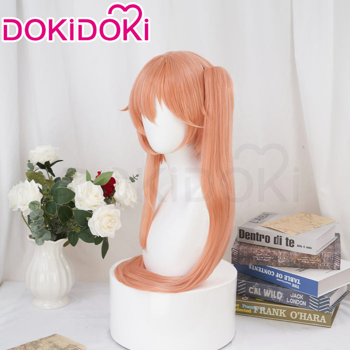 【Ready For Ship】DokiDoki Game Honkai: Star Rail Cosplay Guinaifen Wig Long Straight Orange Wig