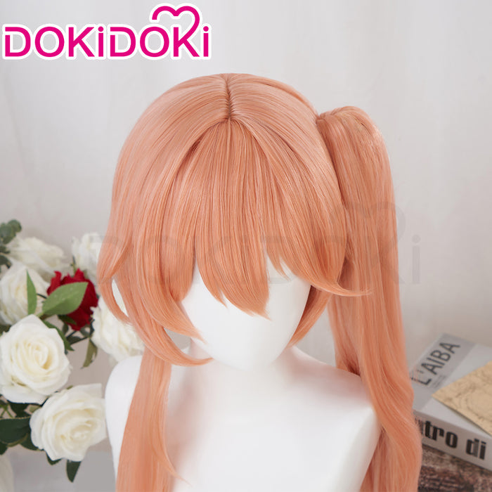 【Ready For Ship】DokiDoki Game Honkai: Star Rail Cosplay Guinaifen Wig Long Straight Orange Wig
