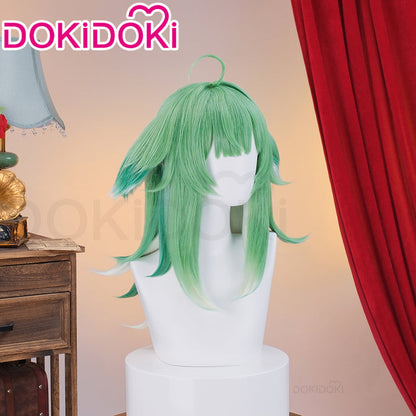 【Ready For Ship】DokiDoki Game Honkai: Star Rail Cosplay Huo Huo Wig Long Straight Green Gradient Hair Huohuo