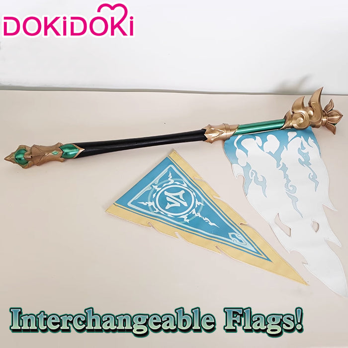 【Ready For Ship】DokiDoki Game Honkai: Star Rail Cosplay Huohuo Flag Prop Banner Weapon Huo Huo