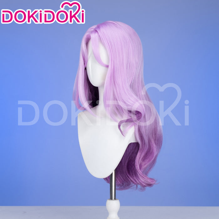 【Ready For Ship】DokiDoki Game Honkai: Star Rail Cosplay Jade Wig Long Curly Pink Purple Hair