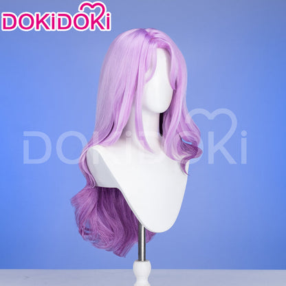 【Ready For Ship】DokiDoki Game Honkai: Star Rail Cosplay Jade Wig Long Curly Pink Purple Hair