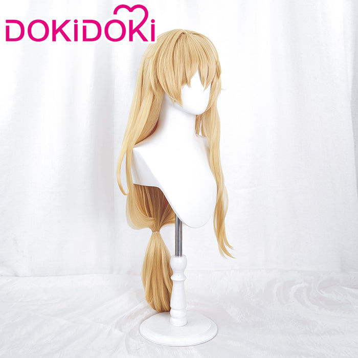 【Ready For Ship】DokiDoki Game Honkai: Star Rail Cosplay LuoCha Wig Long Straight Flaxen Necklace