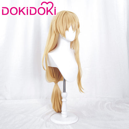 【Ready For Ship】DokiDoki Game Honkai: Star Rail Cosplay LuoCha Wig Long Straight Flaxen Necklace