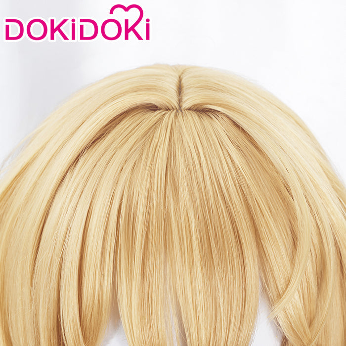 【Ready For Ship】DokiDoki Game Honkai: Star Rail Cosplay LuoCha Wig Long Straight Flaxen Necklace