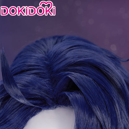 【Ready For Ship】DokiDoki Game Honkai: Star Rail Cosplay Sampo Koski Cosplay Wig Short Straight White Blue