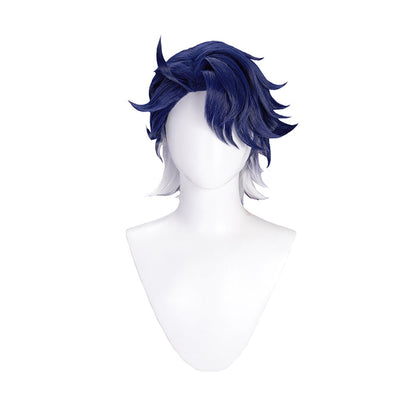 【Ready For Ship】DokiDoki Game Honkai: Star Rail Cosplay Sampo Koski Cosplay Wig Short Straight White Blue