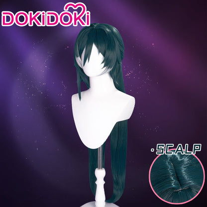 【Ready For Ship】DokiDoki Game Honkai: Star Rail Cosplay Yukong Wig Long Straight Green Yu Kong