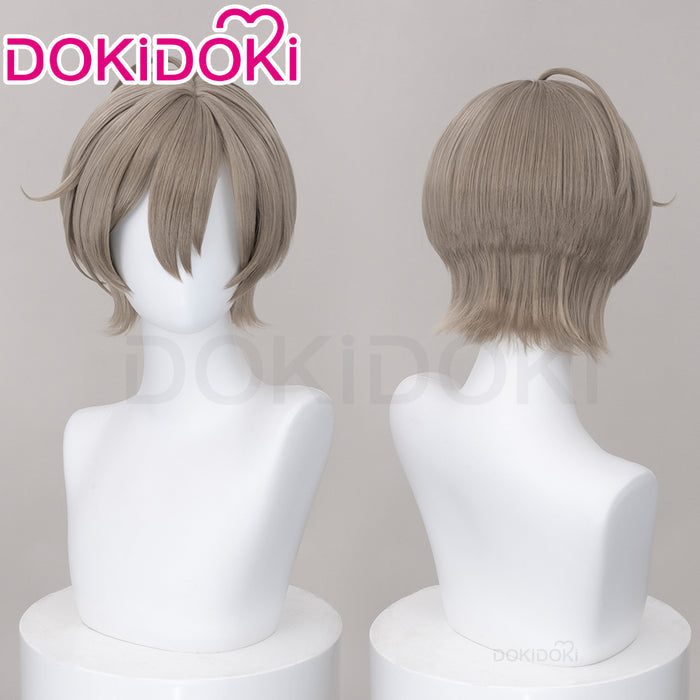 【Ready For Ship】Dokidoki Game MILGRAM Cosplay ES Wig Short Straight Grey Hair