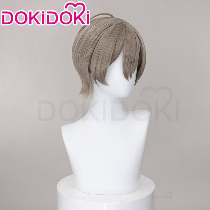 【Ready For Ship】Dokidoki Game MILGRAM Cosplay ES Wig Short Straight Grey Hair