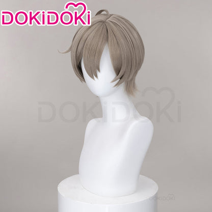 【Ready For Ship】Dokidoki Game MILGRAM Cosplay ES Wig Short Straight Grey Hair