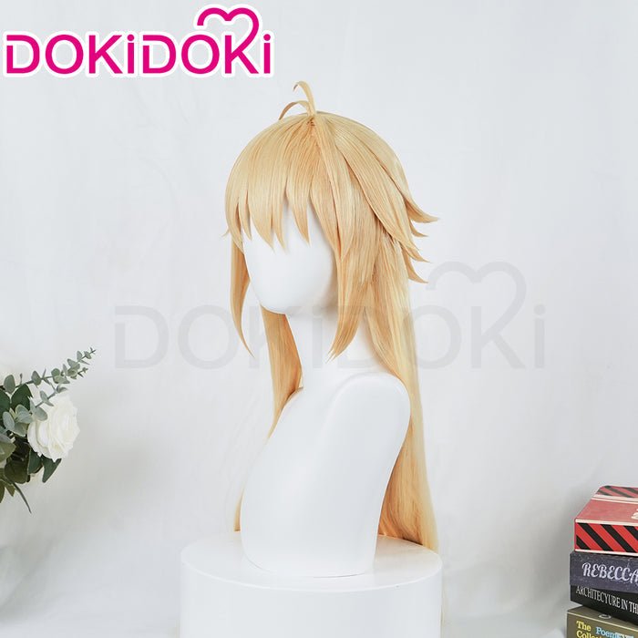 【Ready For Ship】DokiDoki Game Tsukihime Cosplay Arcueid Brunestud Wig Long Straight Linen Hair