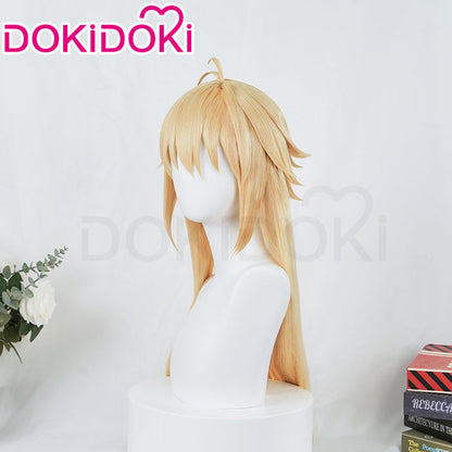 【Ready For Ship】DokiDoki Game Tsukihime Cosplay Arcueid Brunestud Wig Long Straight Linen Hair