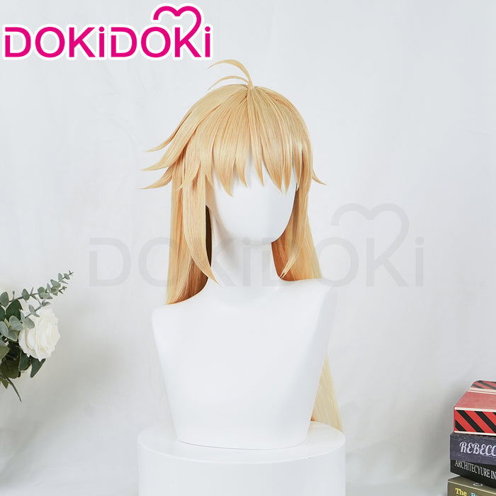 【Ready For Ship】DokiDoki Game Tsukihime Cosplay Arcueid Brunestud Wig Long Straight Linen Hair