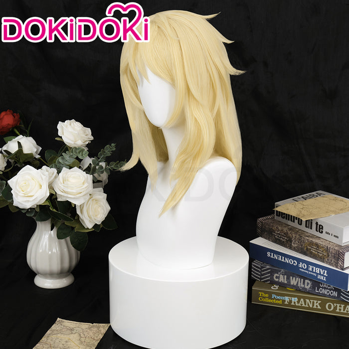 【Ready For Ship】DokiDoki Game Valorant Cosplay Deadlock Wig Long Curly Yellow Hair