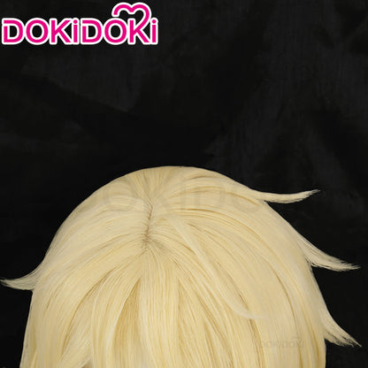 【Ready For Ship】DokiDoki Game Valorant Cosplay Deadlock Wig Long Curly Yellow Hair