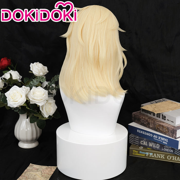 【Ready For Ship】DokiDoki Game Valorant Cosplay Deadlock Wig Long Curly Yellow Hair