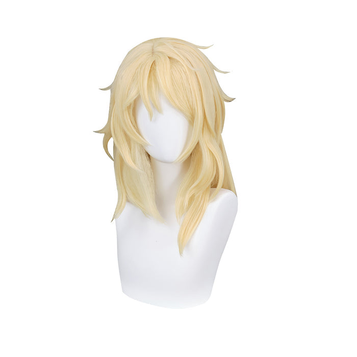 【Ready For Ship】DokiDoki Game Valorant Cosplay Deadlock Wig Long Curly Yellow Hair