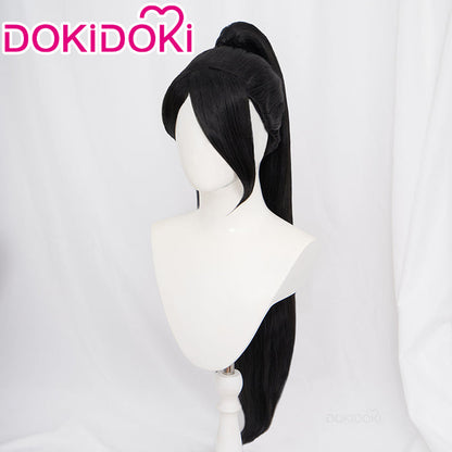 【Ready For Ship】DokiDoki Game Valorant Cosplay Sage Wig Long Straight Black Hair