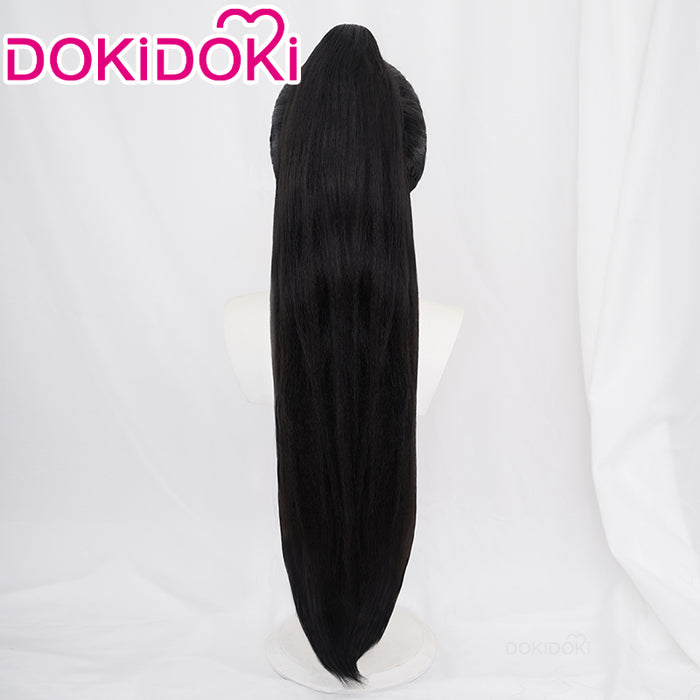 【Ready For Ship】DokiDoki Game Valorant Cosplay Sage Wig Long Straight Black Hair