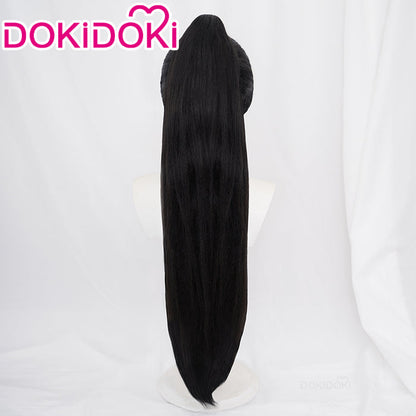 【Ready For Ship】DokiDoki Game Valorant Cosplay Sage Wig Long Straight Black Hair