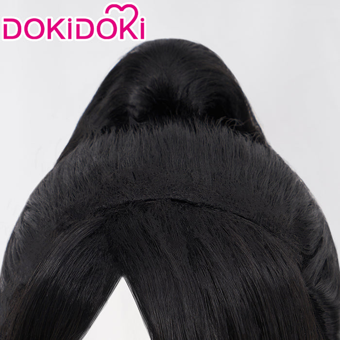 【Ready For Ship】DokiDoki Game Valorant Cosplay Sage Wig Long Straight Black Hair